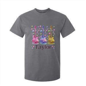 Taylor Name T Shirt For Kid Retro Groovy 70s 80s TS02 Charcoal Print Your Wear
