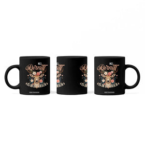 Funny Oktoberfest Deer Coffee Mug Mei Dirndl Is In Da Wasch German Bavarian Costume TS02 Print Your Wear