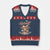 Funny Oktoberfest Deer V-Neck Knit Sweater Vest Mei Dirndl Is In Da Wasch German Bavarian Costume TS02 Navy Red Print Your Wear