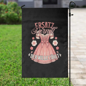 Funny Ersatz Backup Dirndl Oktoberfest Garden Flag Der Wille Zahlt Bavarian Festival Costume Humor TS02 Print Your Wear