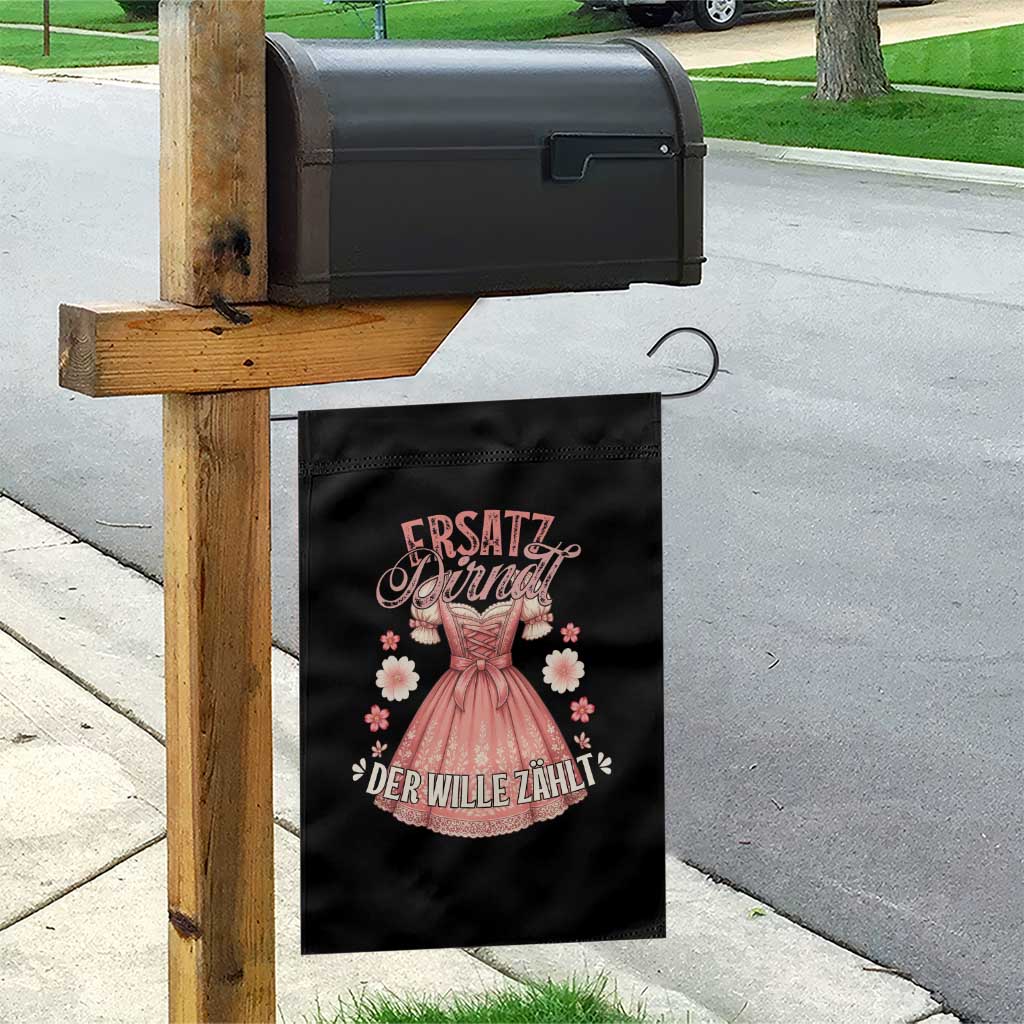 Funny Ersatz Backup Dirndl Oktoberfest Garden Flag Der Wille Zahlt Bavarian Festival Costume Humor TS02 Print Your Wear