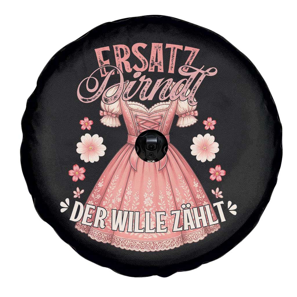 Funny Ersatz Backup Dirndl Oktoberfest Spare Tire Cover Der Wille Zahlt Bavarian Festival Costume Humor TS02 Print Your Wear