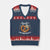 Zack Aufgebrezelt Oktoberfest V-Neck Knit Sweater Vest Dress Up Funny Pretzel Edelweiss Bavarian Festival TS02 Navy Red Print Your Wear