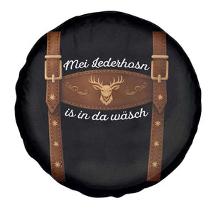 Funny Lederhosen Costume Alternative for Oktoberfest Spare Tire Cover Mei Lederhosn Is In Da Wasch TS02 Print Your Wear