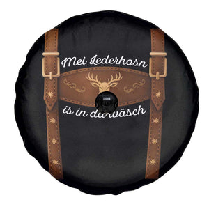 Funny Lederhosen Costume Alternative for Oktoberfest Spare Tire Cover Mei Lederhosn Is In Da Wasch TS02 Print Your Wear