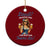 Funny Beer Girl Oktoberfest Ceramic Ornament Dirndle I Bin Nur Zum Feiern Da Party TS02 1pc Red Print Your Wear