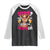 Funny Cute Girl Oktoberfest Raglan Shirt Dirndle I Bin Nur Zum Feiern Da Party TS02 Black White Print Your Wear