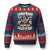 Funny Cute Boy Lederhosen Oktoberfest Ugly Christmas Sweater Lederhosn I Bin Nur Zum Feiern Da Party TS02 Navy Red Print Your Wear