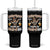 Funny Cute Boy Lederhosen Oktoberfest Tumbler With Handle Lederhosn I Bin Nur Zum Feiern Da Party TS02 One Size: 40 oz Black Print Your Wear