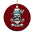 Bavarian Skull Servus Oktoberfest Ceramic Ornament Cool Alpine Hat Tyrolean German Tradition Style TS02 1pc Red Print Your Wear