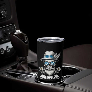 Bavarian Skull Servus Oktoberfest Tumbler Cup Cool Alpine Hat Tyrolean German Tradition Style TS02 Print Your Wear