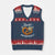 Zack Aufgebrezelt Oktoberfest V-Neck Knit Sweater Vest Funny Bavarian Pretzel Edelweiss Blue TS02 Navy Red Print Your Wear