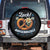 Zack Aufgebrezelt Oktoberfest Spare Tire Cover Funny Bavarian Pretzel Edelweiss Blue TS02 No hole Black Print Your Wear