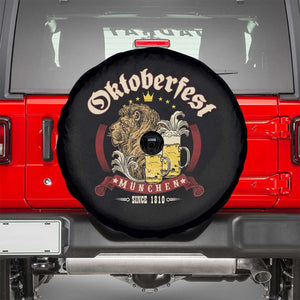 Oktoberfest Munchen Spare Tire Cover Munich Since 1810 Bavarian Lion and Beer TS02 Black Print Your Wear