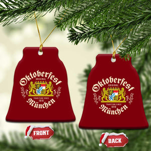 Oktoberfest Munchen Since 1810 Ceramic Ornament Original Tradition Bavarian Coat of Arms Heritage Festival TS02 Print Your Wear