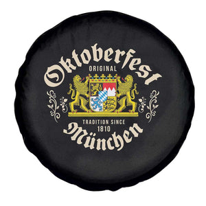 Oktoberfest Munchen Since 1810 Spare Tire Cover Original Tradition Bavarian Coat of Arms Heritage Festival TS02 Print Your Wear