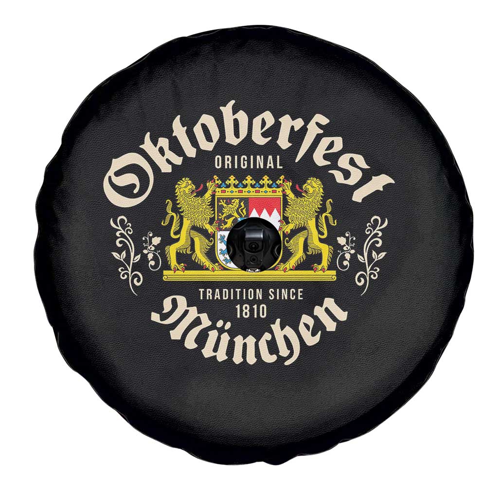 Oktoberfest Munchen Since 1810 Spare Tire Cover Original Tradition Bavarian Coat of Arms Heritage Festival TS02 Print Your Wear