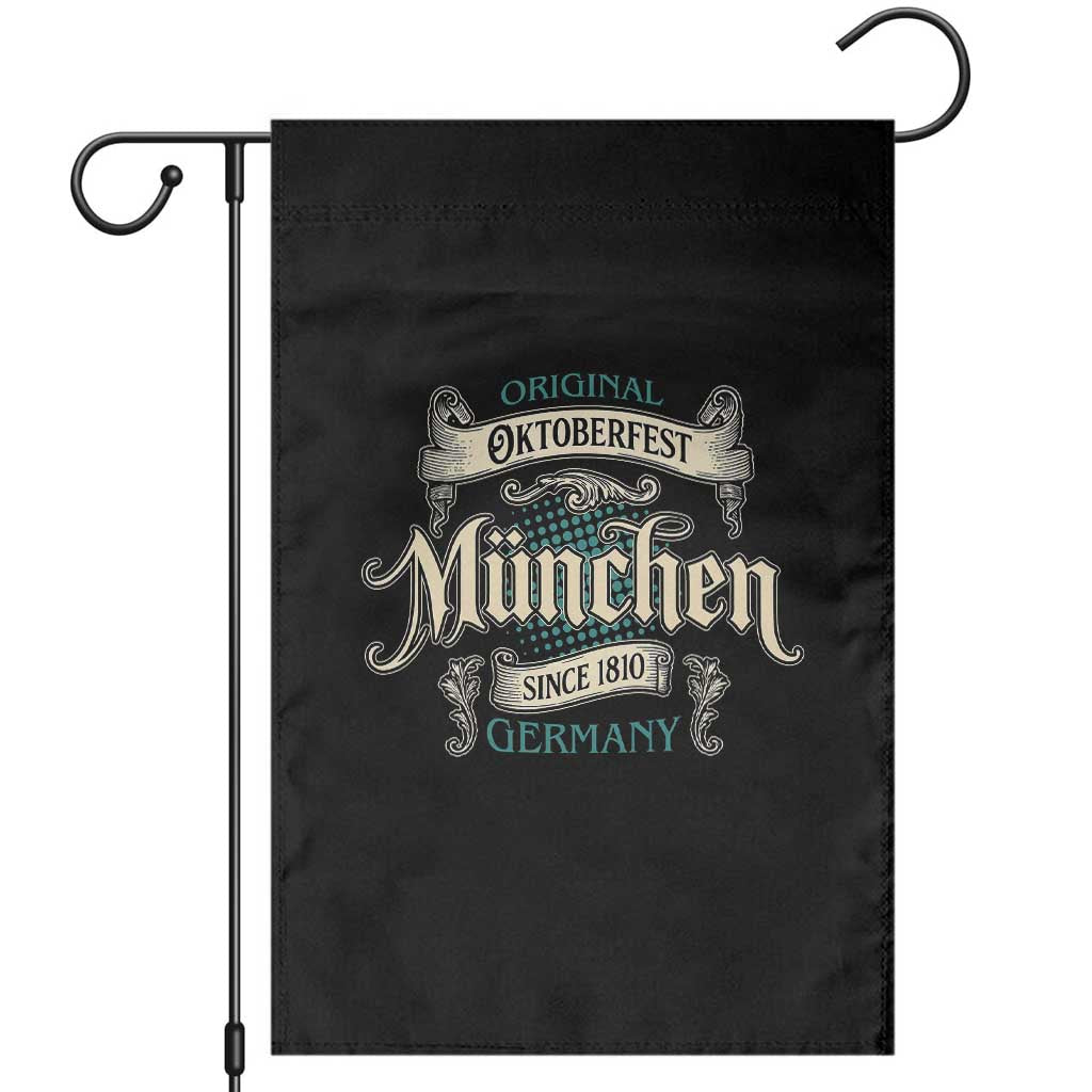 Original Oktoberfest Munchen Germany Garden Flag Vintage Bavarian Festival Since 1810 TS02 Black Print Your Wear