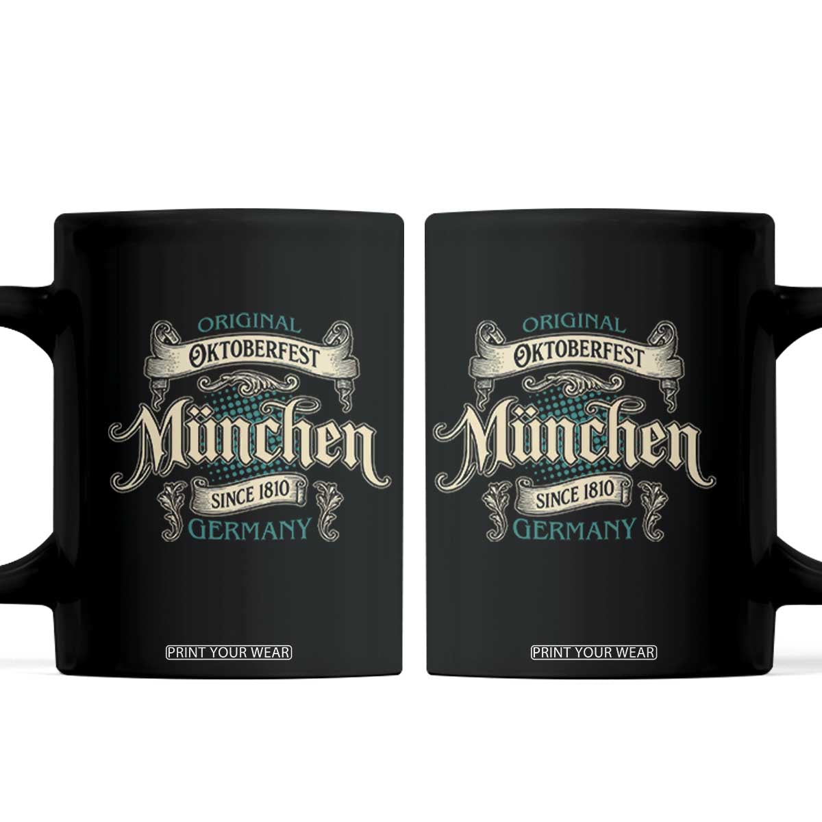 Original Oktoberfest Munchen Germany Coffee Mug Vintage Bavarian Festival Since 1810 TS02 Black Print Your Wear