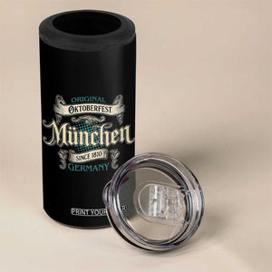 Original Oktoberfest Munchen Germany 4 in 1 Can Cooler Tumbler Vintage Bavarian Festival Since 1810 TS02 Print Your Wear