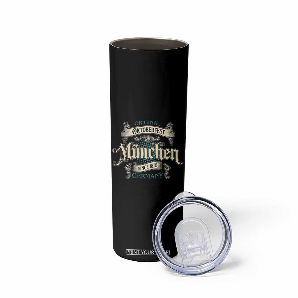Original Oktoberfest Munchen Germany Skinny Tumbler Vintage Bavarian Festival Since 1810 TS02 Print Your Wear