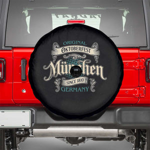 Original Oktoberfest Munchen Germany Spare Tire Cover Vintage Bavarian Festival Since 1810 TS02 Black Print Your Wear