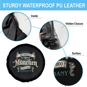 Original Oktoberfest Munchen Germany Spare Tire Cover Vintage Bavarian Festival Since 1810 TS02 Print Your Wear