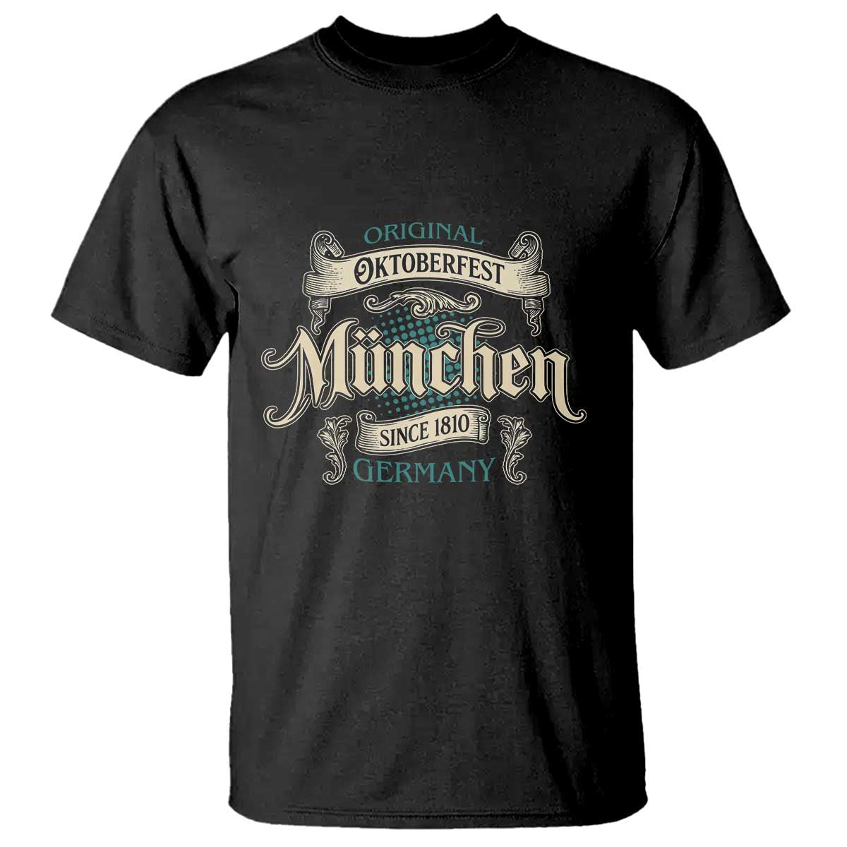 Original Oktoberfest Munchen Germany T Shirt Vintage Bavarian Festival Since 1810 TS02 Black Print Your Wear