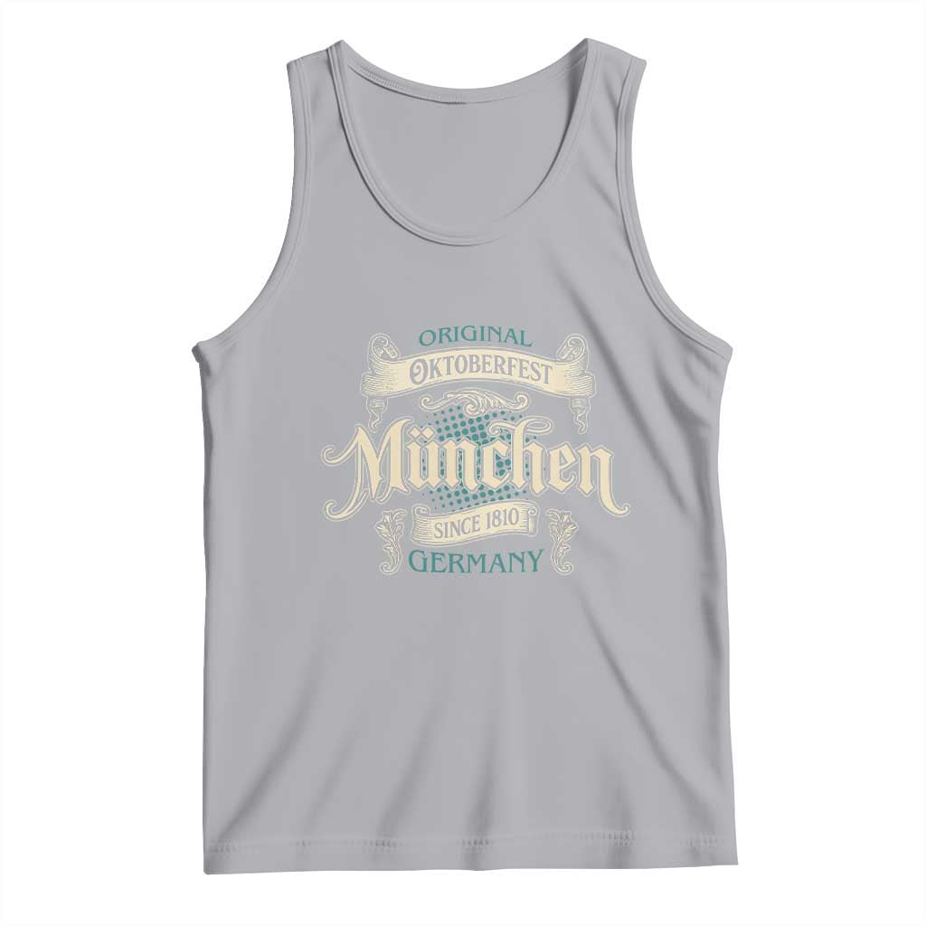 Original Oktoberfest Munchen Germany Tank Top Vintage Bavarian Festival Since 1810 TS02 Athletic Heather Print Your Wear