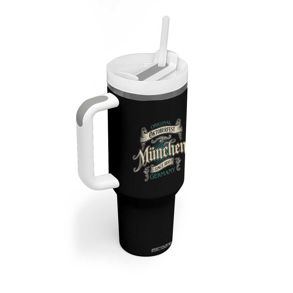 Original Oktoberfest Munchen Germany Tumbler With Handle Vintage Bavarian Festival Since 1810 TS02 Print Your Wear