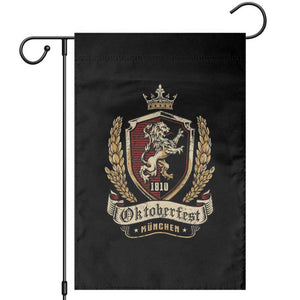 Oktoberfest Munchen Lion Crest Garden Flag Classic Bavarian Festival TS02 Black Print Your Wear