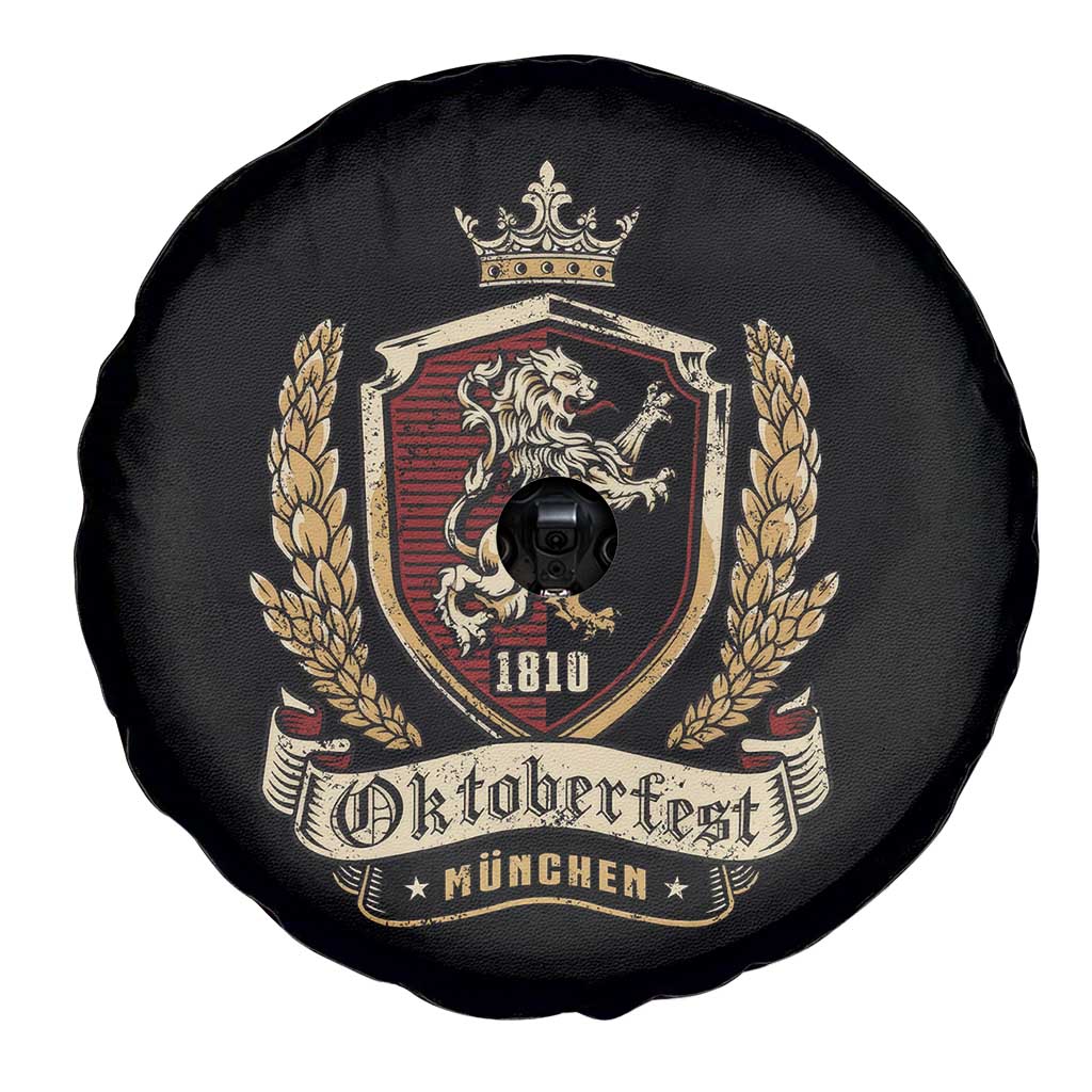 Oktoberfest Munchen Lion Crest Spare Tire Cover Classic Bavarian Festival TS02 Print Your Wear