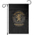 Oktoberfest Munchen Garden Flag Munich Vintage Round Emblem with Bavarian Lion TS02 Black Print Your Wear