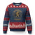 Oktoberfest Munchen Ugly Christmas Sweater Munich Vintage Round Emblem with Bavarian Lion TS02 Navy Red Print Your Wear