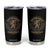 Oktoberfest Munchen Tumbler Cup Munich Vintage Round Emblem with Bavarian Lion TS02 Black Print Your Wear