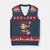 Funny Oktoberfest Dab Girl V-Neck Knit Sweater Vest Dirndl I Bin Nur Zum Feiern Da Party TS02 Navy Red Print Your Wear