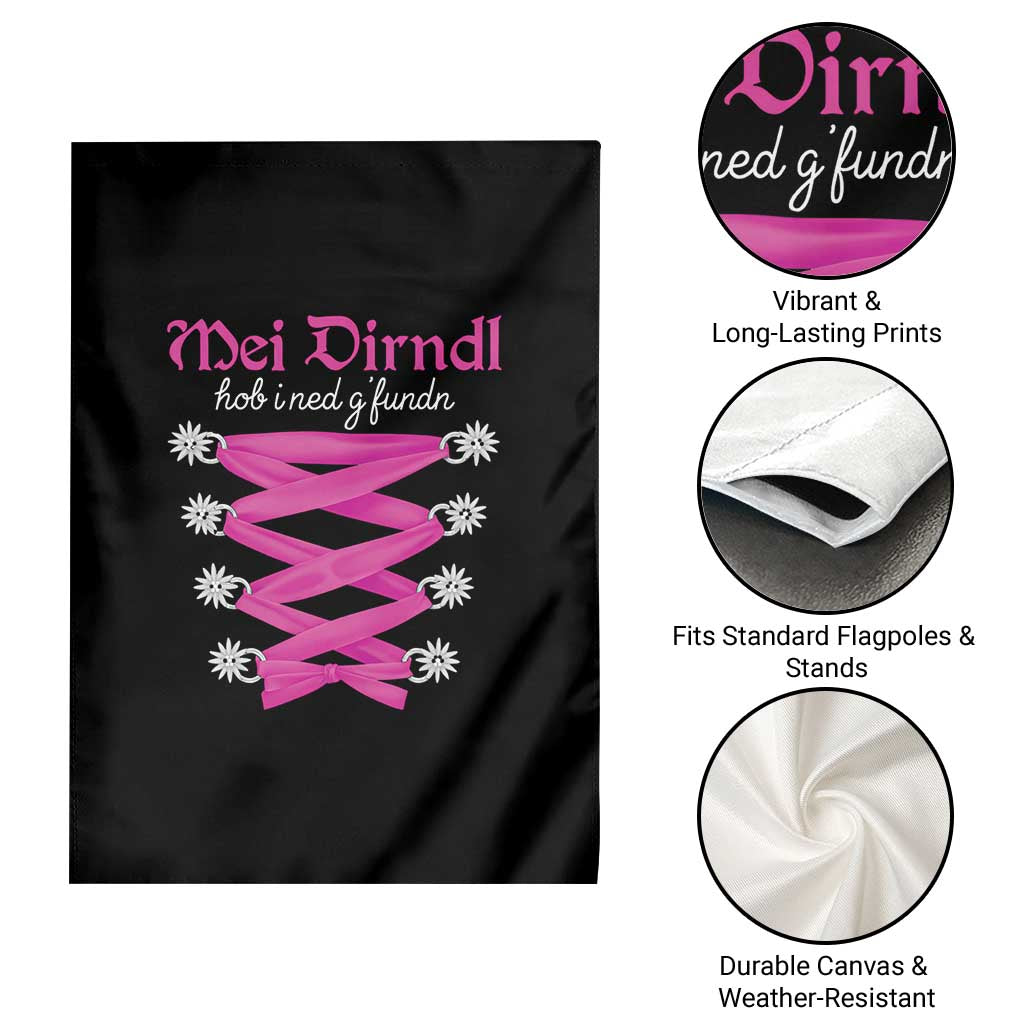 Funny Oktoberfest Corset in Pink Garden Flag I Have Not Found My Dirndl TS02 Print Your Wear