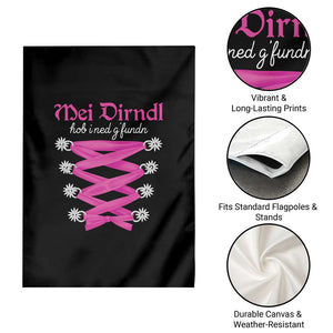 Funny Oktoberfest Corset in Pink Garden Flag I Have Not Found My Dirndl TS02 Print Your Wear