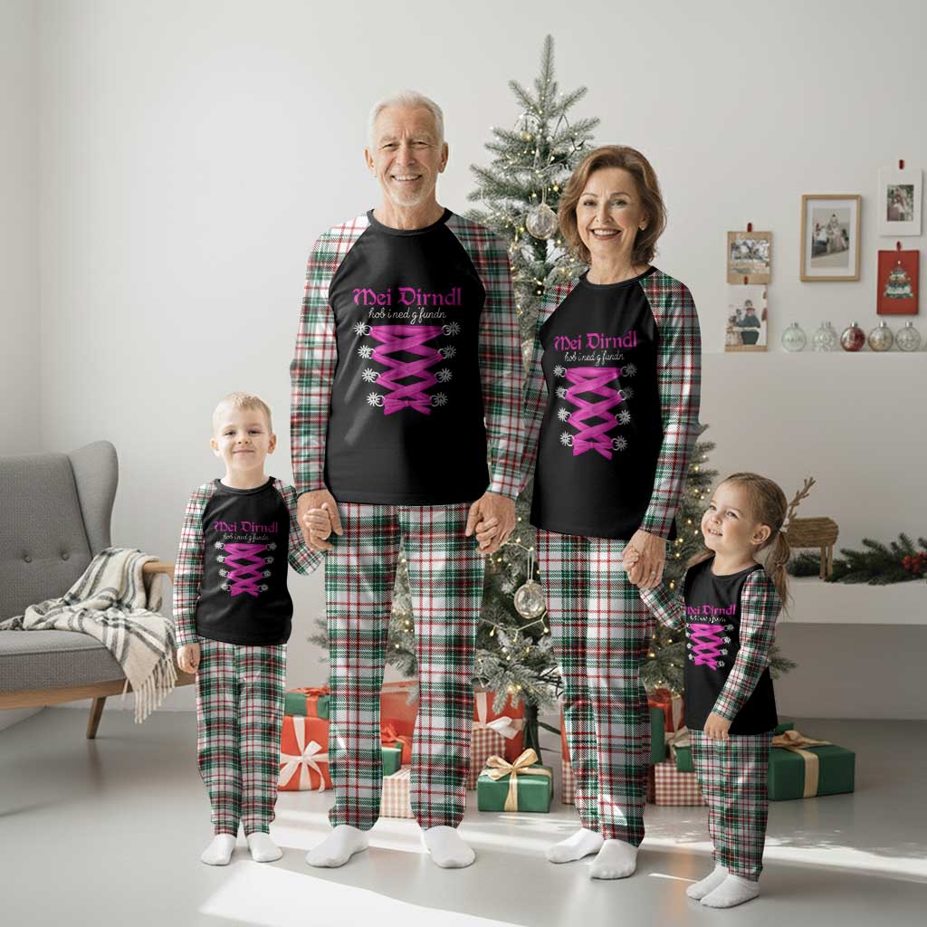 Funny Oktoberfest Corset in Pink Plaid Pajama Set I Have Not Found My Dirndl TS02 Christmas Plaid Print Your Wear