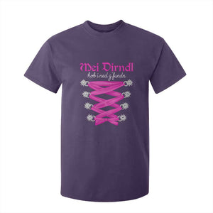 Funny Oktoberfest Corset in Pink T Shirt For Kid I Have Not Found My Dirndl TS02 Purple Print Your Wear