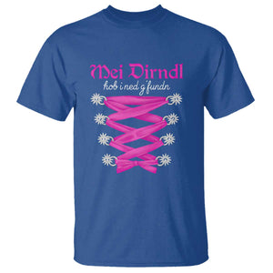 Funny Oktoberfest Corset in Pink T Shirt I Have Not Found My Dirndl TS02 Royal Blue Print Your Wear