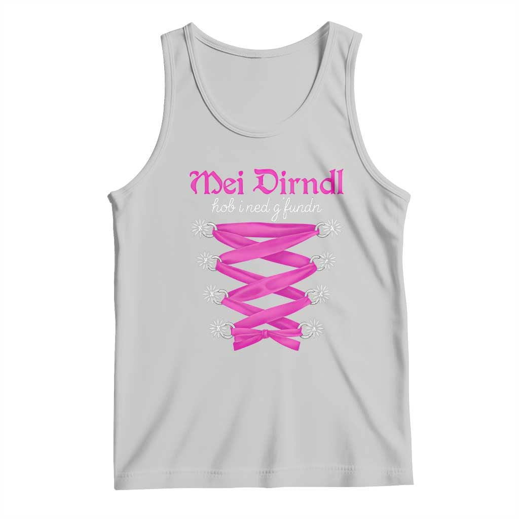 Funny Oktoberfest Corset in Pink Tank Top I Have Not Found My Dirndl TS02 Ash Print Your Wear