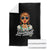 Funny Lausmadl Oktoberfest Throw Blanket Bavarian Girl with Braids Sunnies and Sass TS02 Black Print Your Wear