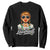 Funny Lausmadl Oktoberfest Sweatshirt Bavarian Girl with Braids Sunnies and Sass TS02 Black Print Your Wear