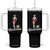 Retro Bavarian Pin Up Girl Lausmadl Tumbler With Handle Oktoberfest Edelweiss Flower TS02 One Size: 40 oz Black Print Your Wear