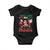 Christmas Santa Baby Onesie Theres Some Hos In This House Funny Xmas TS02 Black Print Your Wear