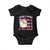 Christmas Pink Santa Baby Onesie Theres Some Hos In This House Retro Xmas Vibe TS02 Black Print Your Wear