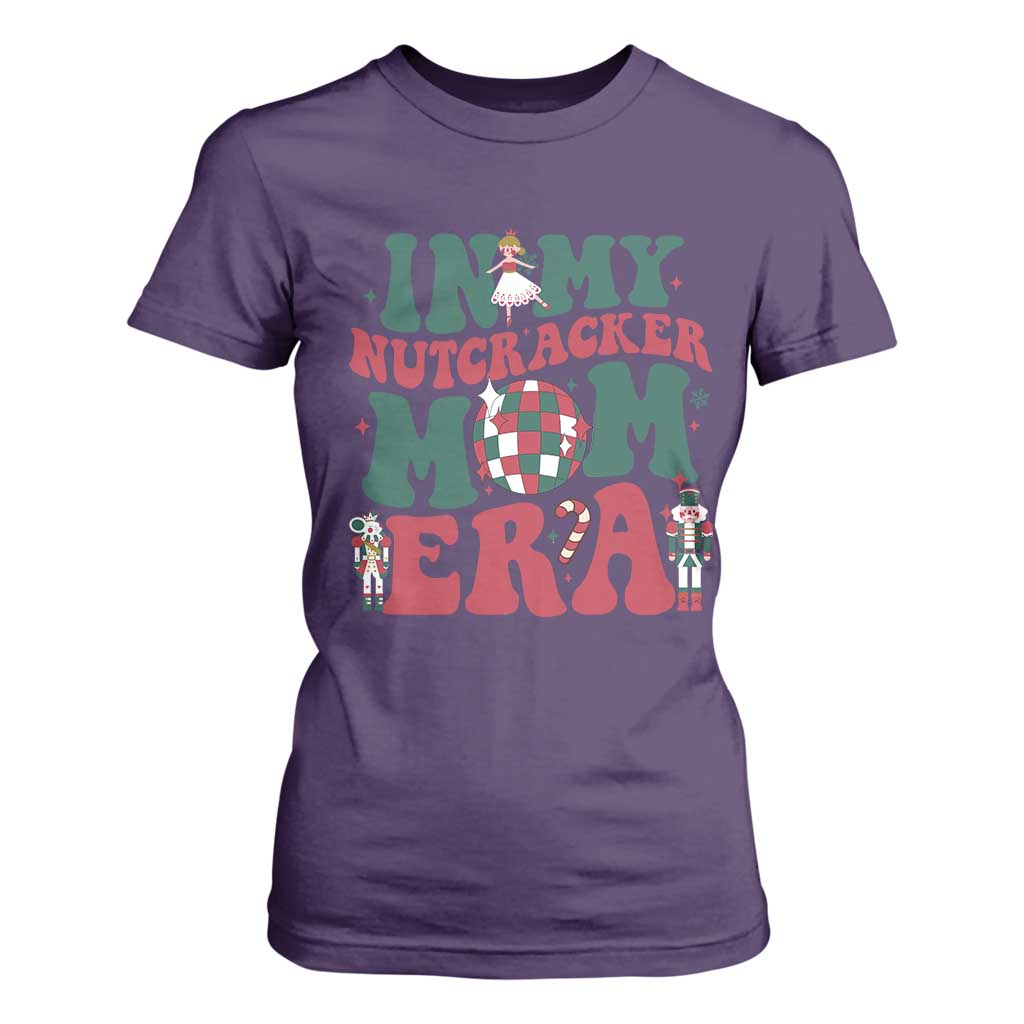 Christmas Nutcracker T Shirt For Women In My Nutcracker Mom Era Groovy Doll Xmas Mama TS02 Purple Print Your Wear