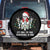 Christmas Skeleton Spare Tire Cover It's Fine I'm Fine Everything Is Fine Xmas Light Funny TS02 No hole Black Print Your Wear