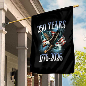 250 Years of American Freedom Garden Flag Bald Eagle USA Flag 1776 to 2026 Patriotic TS02 Print Your Wear
